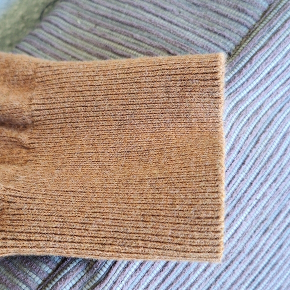 George Mens Sweater SzS Gold V Neck Long Sleeves - Picture 6 of 7